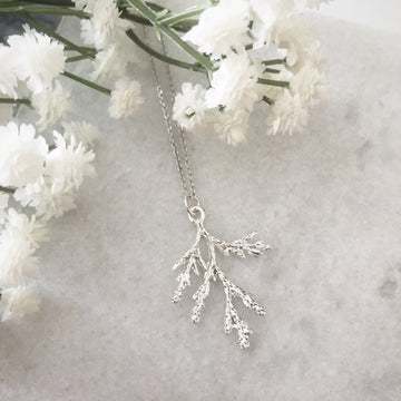 Wisteria London Aster Silver Branch Necklace Wisteria London
